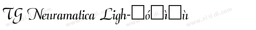 TG Neuramatica Ligh字体转换